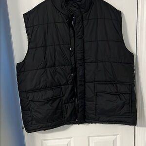 Harbor Bay Black Quilted Puffer Vest